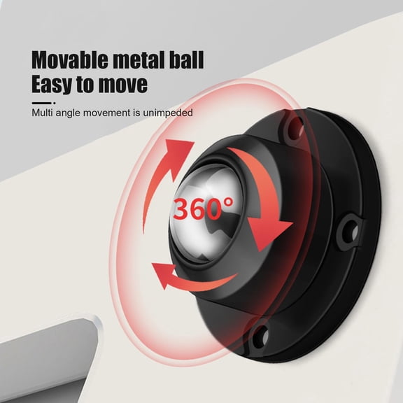 SSKFHGI 4Pcs SelfAdhesive Caster Mini Swivel Wheels Universal 360Rotation Lot M7