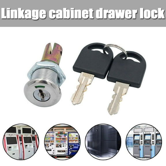 DLQT A Set Of Wt9902 File Cabinet Linkage Cabinet Drawer Lock Shida Tool Box Lock Cylinder Mailbox Lock Tongue Lock Metal Cabinet Lock