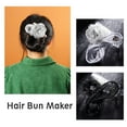 thumbnail image 1 of SSKFHGI Ball Hair Clip Flower Hair Bun Roller Flower Hair Clip Lazy Hair Curler, 1 of 8