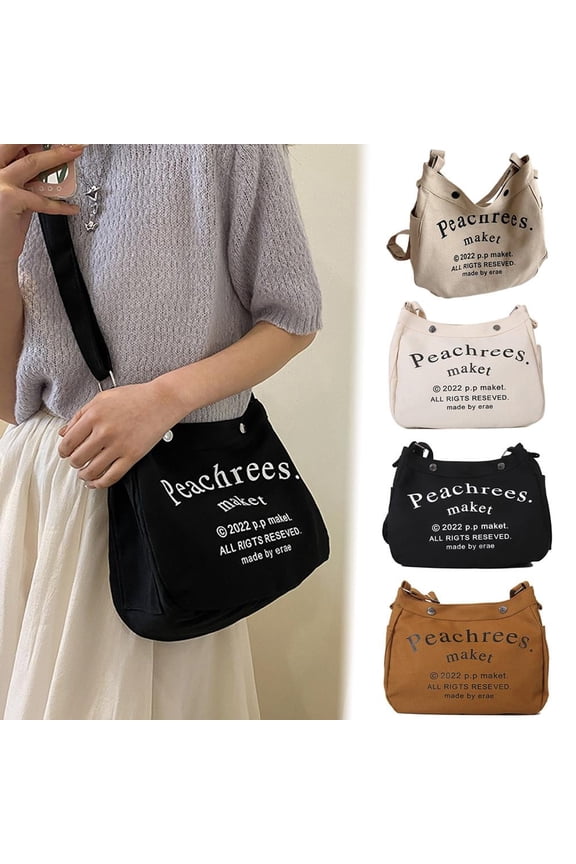 SSKFHGI Black Large Capacity Spring And Summer Tote Bag Female 2023 New Korean Canvas Bag Underarm Bag Textured Shoulder Bag