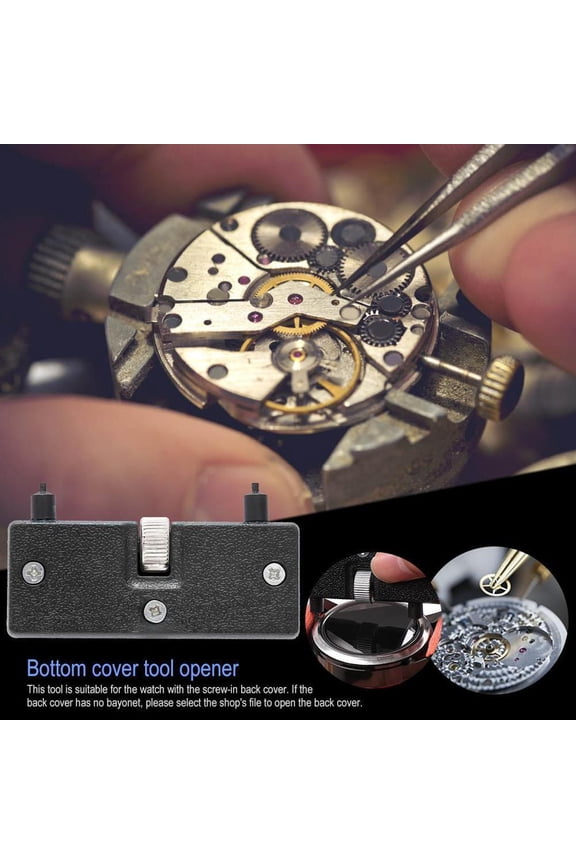 Black Watch Repair Tool Watch Opener Plastic Round Head Two-Claw Watch Opener Cover Opener Two-Claw Watch Bottom Cover Opener Tool