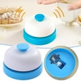 SSKFHGI Blue And White Answer Bell Hand Clapping Bell Summon Bell Hand