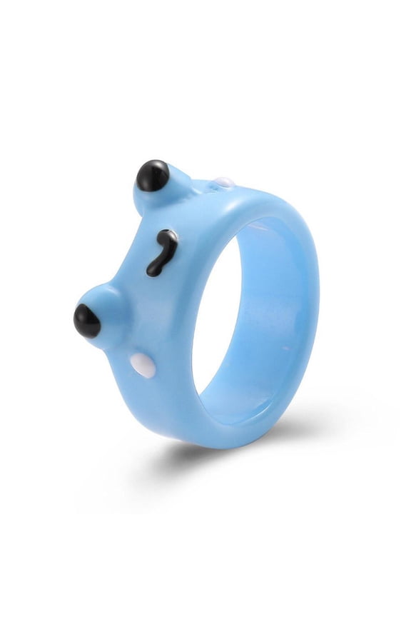 Blue Frog Ring D Small Frog Ring Jewelry Jewelry Box Earring Ring Box