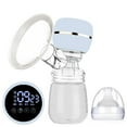 thumbnail image 1 of SSKFHGI Blue Integrated Electric Breast Pump Milking Breast Pump Fully Automatic Manual Silent Automatic Pregnant Women Postpartum, 1 of 7