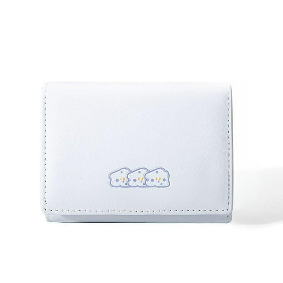 SSKFHGI Womens wallet Korean version cute cartoon threefold wallet large capa