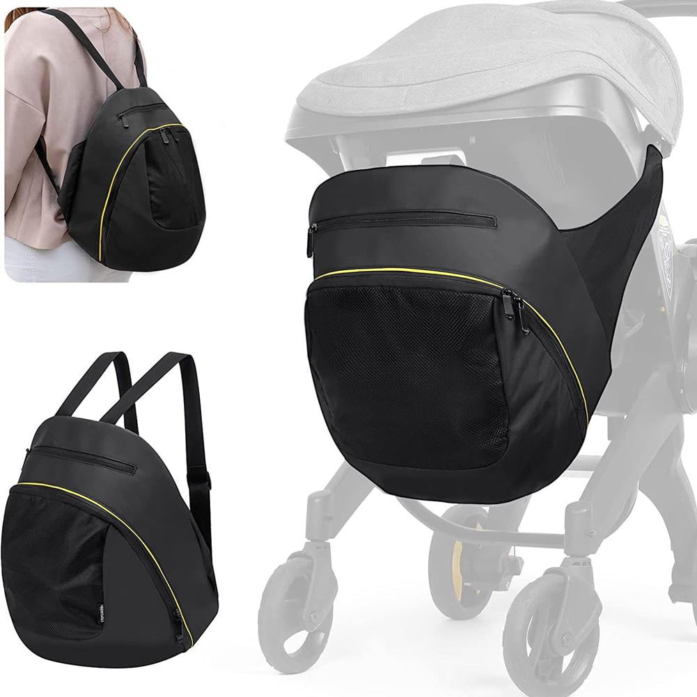 SSKFHGI CTDWNT Mommy Storage Bag For Doona Stroller Accessories Portable Storage Bag Mom In 2 T3S3 Diaper Waterproof 1 Backpack Bag Black
