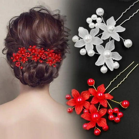 SSKFHGI Chinese Style Hair Fork Hair Accessories U Shaped Hairpin Hair Stick