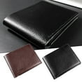 thumbnail image 1 of SSKFHGI Coffee Color Pu Leather Multifunctional Short Men'S Wallet Fashion Card Holder Men'S Wallet, 1 of 7
