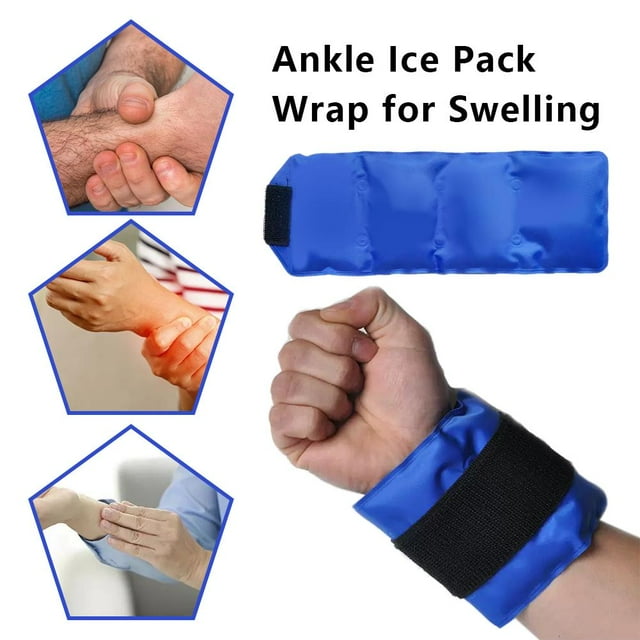 SSKFHGI Cold Compress Waist, Shoulder, Knee, Ice Belt, Can Be Tied With