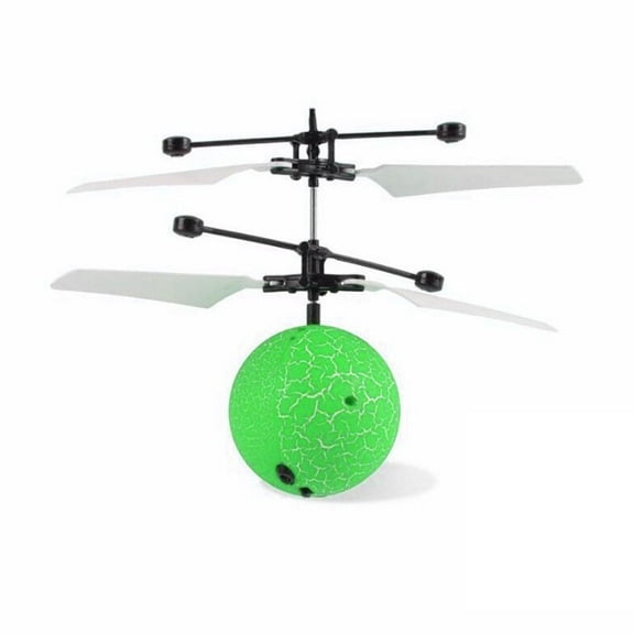 SSKFHGI Colorful Crystal Ball Colorful Suspension Ball Induction Aircraft Induction Aircraft Induction Crystal Ball Flying Ball Induction Suspension Ball Toy