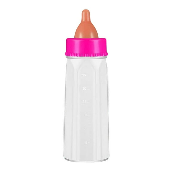 SSKFHGI Dolls Magic Milk Bottles Juice Bottles Pretend Play Toy Plastic Nipple Bottle