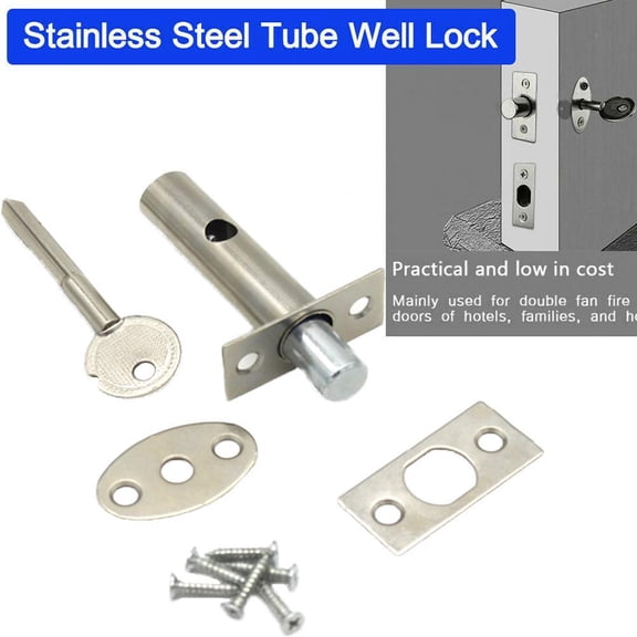 SSKFHGI Door Rack Bolts Dead Bolt Lock Star Key Security Bolt Key UK