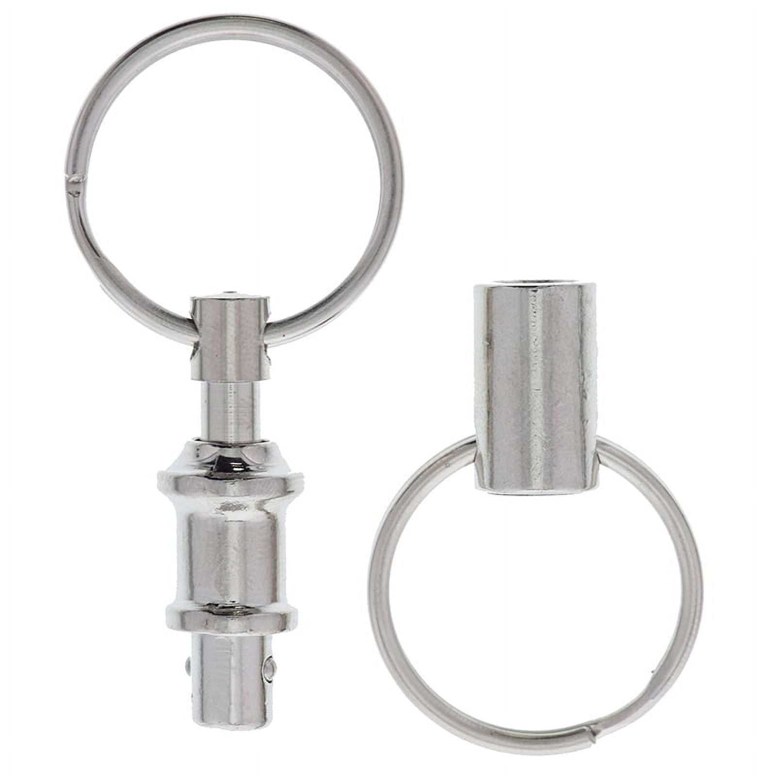 SSKFHGI Double-Ended Quick-Release Key Ring Quick-Release Edc Key Ring ...