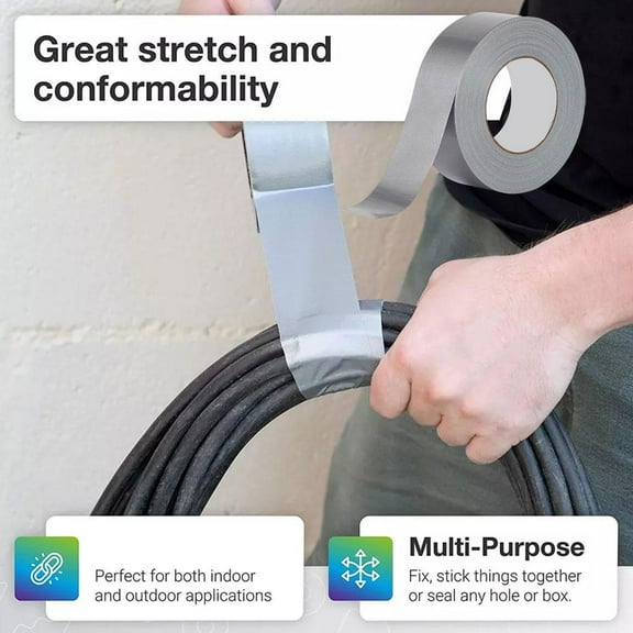 SSKFHGI Duct Tape Heavy Duty Waterproof Multi Purposes TapesStrong Industrial Max 1roll
