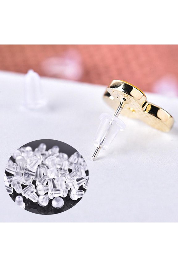 SSKFHGI Ear Plug Accessories Flying Saucer Earring Cap Earring Head Bullet