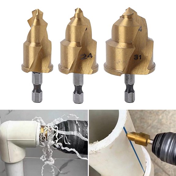 SSKFHGI Efficient Water Pipe Expansion Punch Drill Bit 61635cm Hex Shank Plu Meo