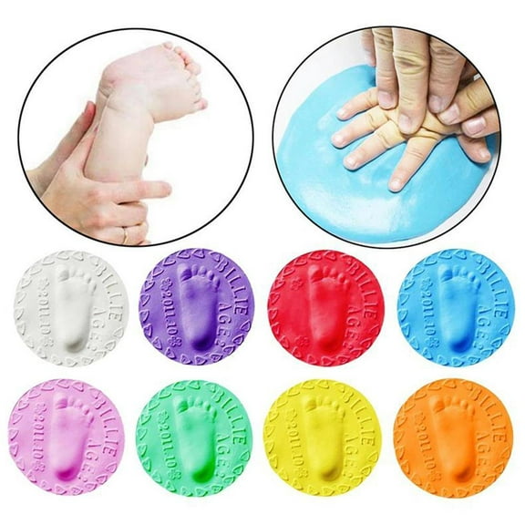 SSKFHGI FROVOL Pack Soft Baby Handprint Footprint Imprint Kit Parentchild Hand Inkpad Babys Growth Fingerprint Drying Gifts