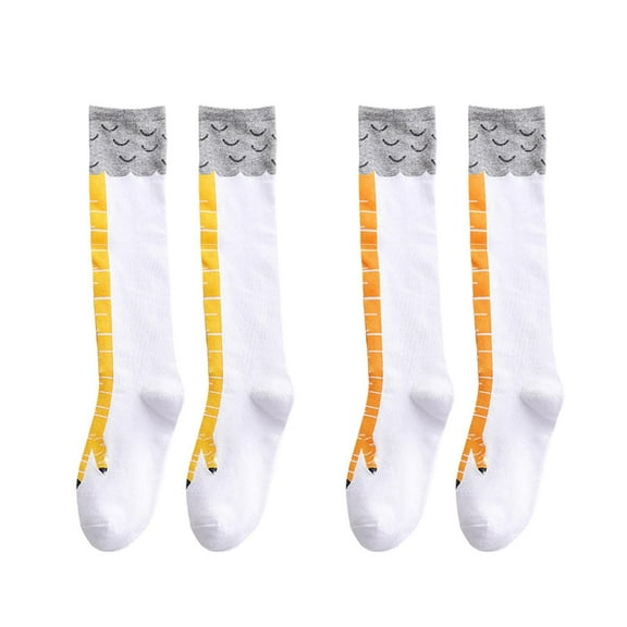 SSKFHGI Funny Socks Chicken Leg Animal Legs Knee Fitness Novelty M0 Men Xmas Gift