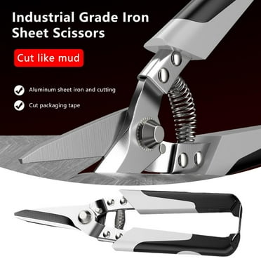 SSKFHGI GHRYTY Tin SnipsMetal Sheet CuttersSharp Wire CuttersHeavy Duty Metal Straight Shears for Cutting Sheet MetalStraight CutBranchesCable Wires