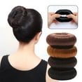 thumbnail image 1 of SSKFHGI Golden Korean Wig Flower Bud Head Hair Doughnut Hair Tools Ponytail Hair Rope, 1 of 7