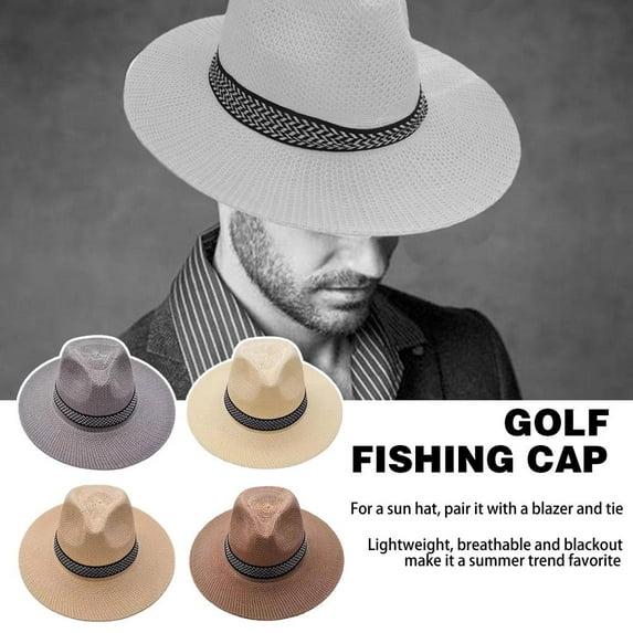 SSKFHGI Gray.One Size Sun Hat Men'S Sun Hat Panama