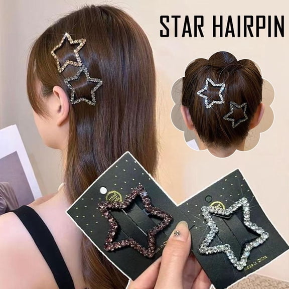 SSKFHGI Hair Clips Cute Hairpins Baby Star Snap Clip Grips Hot Sell Accessories USN