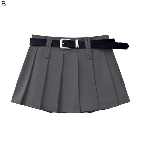 SSKFHGI Half Length Skirt Ultra Short and Versatile Pleated Skirt Summer Style Sexy