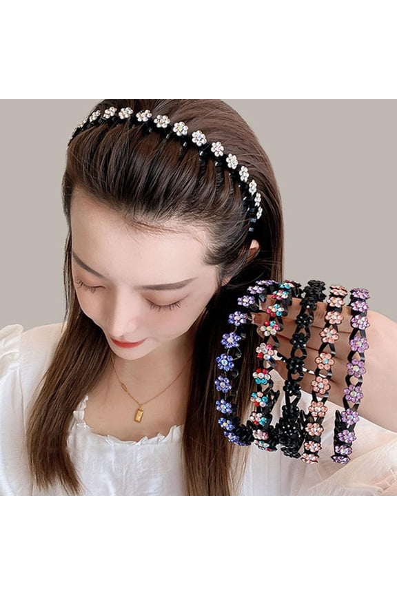 SSKFHGI Headband with Clip Hairstyle Double Bangs Hair Clips Hair Hairpin Bangs