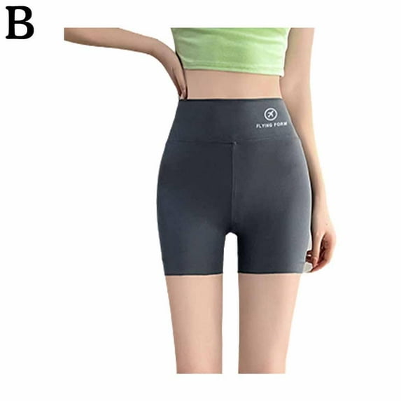 SSKFHGI High Waist Yoga Shorts For Women Super Stretch Fitness Lift Pants Belly