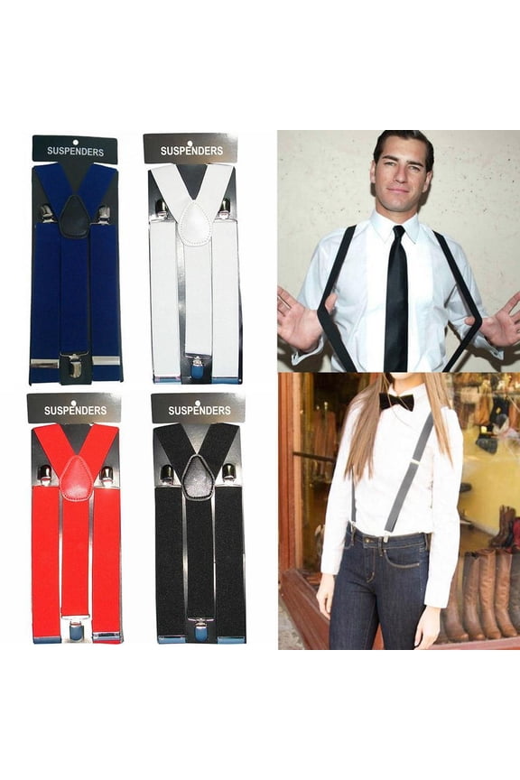 SSKFHGI Hosentrger Herren Damen Hosen Trger Y Form Style Schmal Bunt Farbig Neon