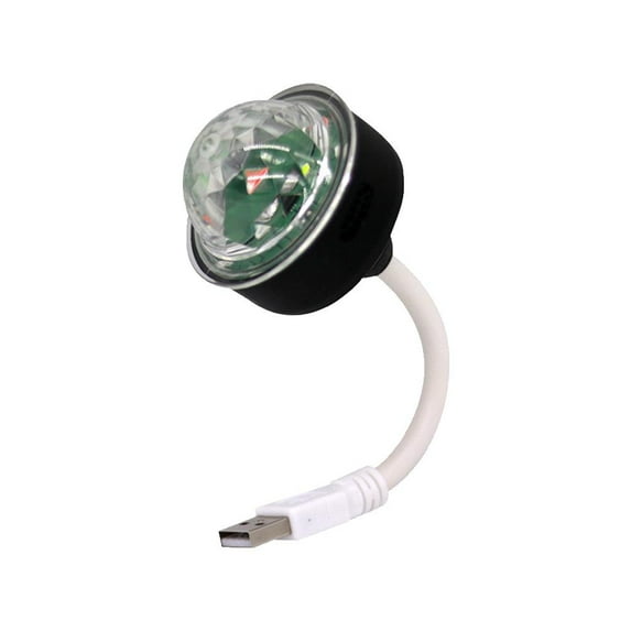 SSKFHGI Hot LED Colorful Rotating Disco Flexible USB Plug Light 2024 bulb