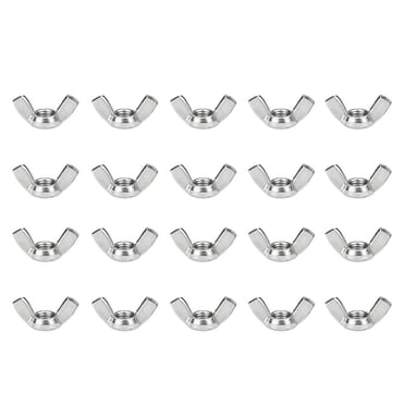Hurricane Shutter Fasteners Kit, 12 Pcs 1/4-20 Wing Nuts With Washers For Storm Panels
