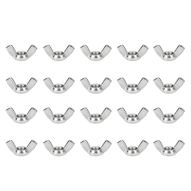 Hurricane Shutter Fasteners Kit, 12 Pcs 1/4-20 Wing Nuts With Washers For Storm Panels