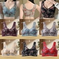 thumbnail image 1 of SSKFHGI Ice Silk Lace Cooling Comfort Bra Lace Buttonless Comfortable Bra Women NEW, 1 of 9
