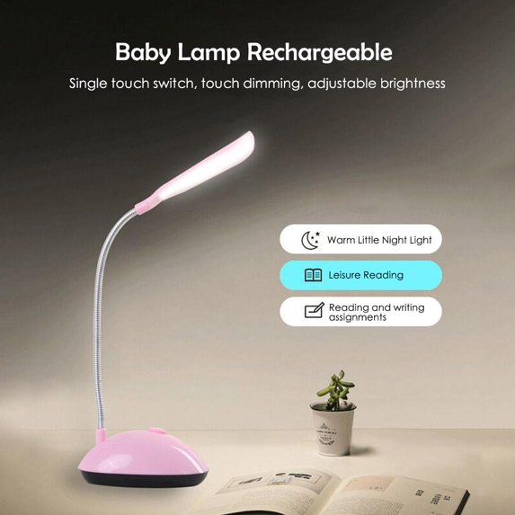 SSKFHGI LED Desk Bedside Reading Lamp Adjustable Table Study Light