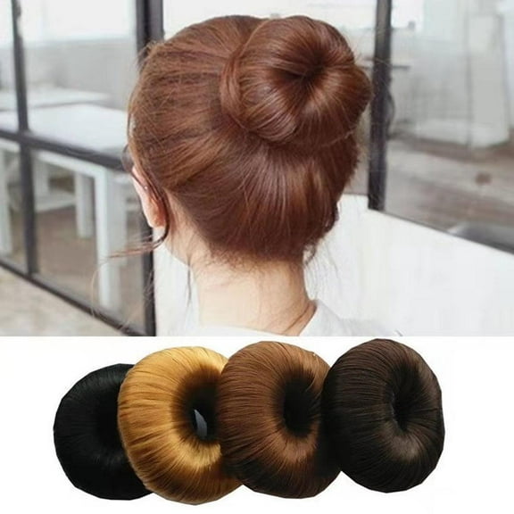 SSKFHGI Ladies Girls Magic Hair Donut Rings Doughnut Hair Curling Hair Y6 Ponytail