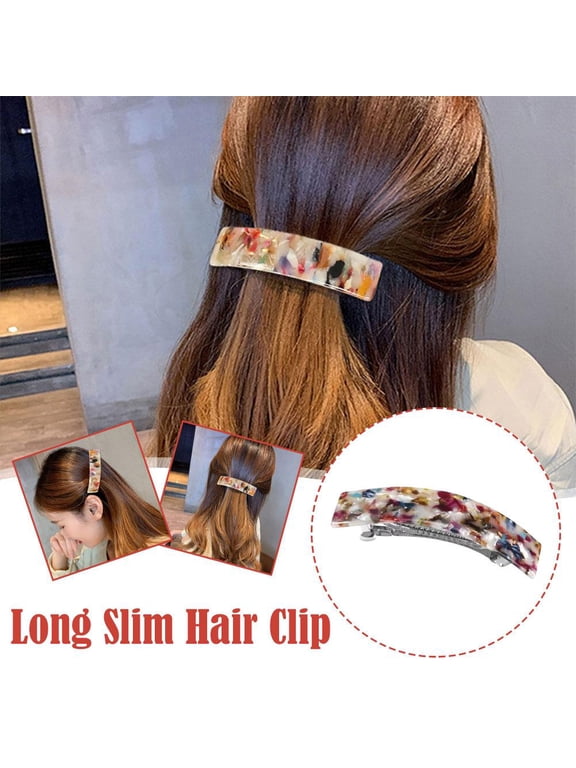 Large Womens French Barrette Hair Clips Slide Clip Hairpin Hair Accessories NEW