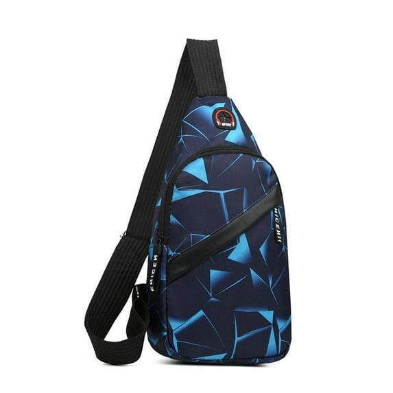 SSKFHGI MenBoys Chest Bag Pack Outdoor Travel Sport Shoulder Body Sling Cross Bags