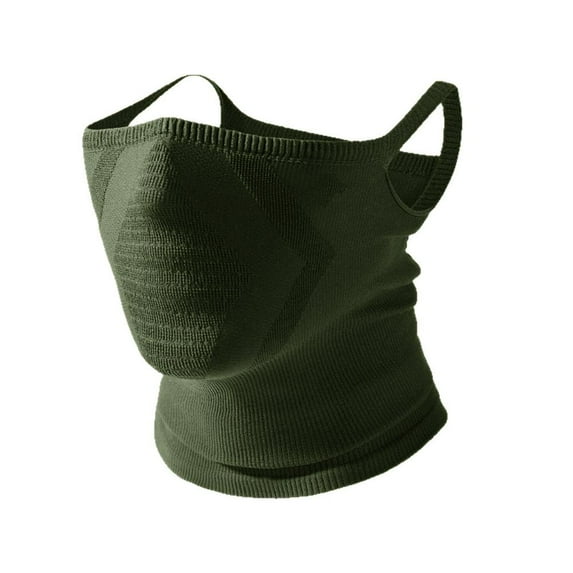 SSKFHGI Military Green (Mask Type) (B)$Summer Motorcycle Riding Mask Windproof Ear Hanging Facekini Ice Silk Sunscreen Face Towel Driving Anti-Ultraviolet Scarf