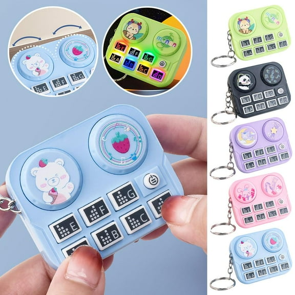 SSKFHGI Mini Animal Dj Keychain Mini Dj Table Keychain Music Dj Keychain 2024
