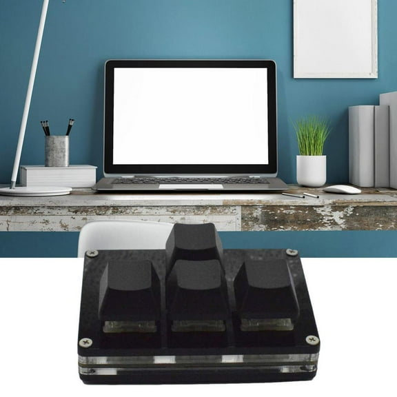 SSKFHGI Mini Mechanical Keyboard 4 Keys Macro Keyboards