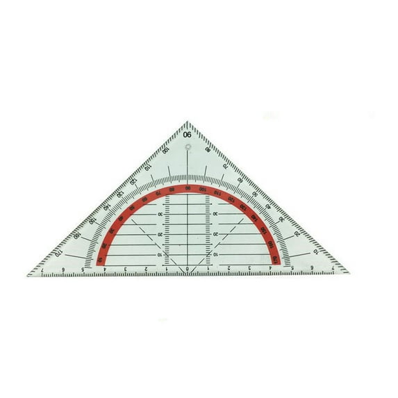 SSKFHGI Multifunctional Triangle Ruler, Triangle Plate, Multifunctional Ruler, Protractor, Triangle Plate, Coordinate Ruler