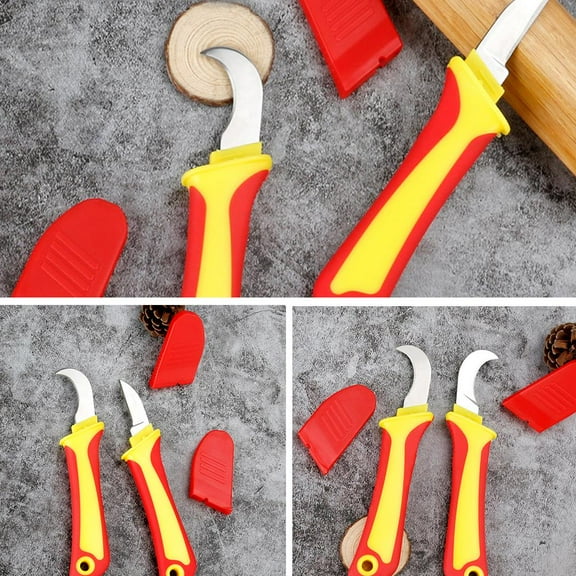 SSKFHGI New I Electrician Knife nsulation Electrician Knife Insulation Cable Stripper Dismantling Knife Cable Knife AntiMagnetic Fast Strip Cable Stripper Cutter Wire Stripper Peeling Hand Tool