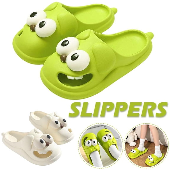 SSKFHGI Open Dog Green 40 Hole Shoes For Outdoor Wear With Closed Toe Slippers For Women Home Slippers For Home Use Non-Slip Summer Indoor Ladies Summer Slippers