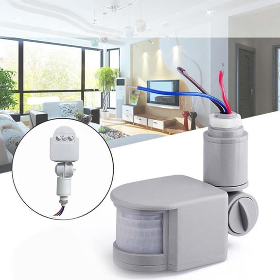 SSKFHGI PIR Motion Sensor Switch Security Infrared Easy Light install 180 AU10