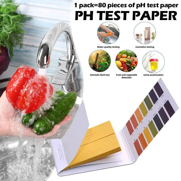 SSKFHGI Ph Test Paper English Version Oak Ph Test Paper Chinese Version Full English Version 1-14ph Wide Range Of Test Paper One Batch
