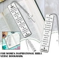 thumbnail image 1 of SSKFHGI Picture Of A Bookmark European And American Cross Pendant Faith Lovers Book Lovers Stainless Steel Bookmark Gift, 1 of 8