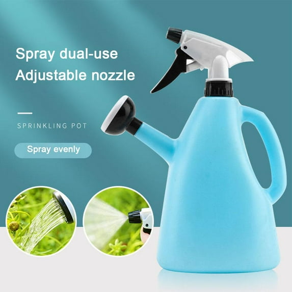 SSKFHGI Pink 1 Liter Dual-Purpose Pot Plastic Watering Pot Dual-Purpose Pot Plastic Watering Pot Gardening Watering Press Watering Pot