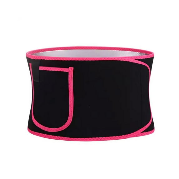 SSKFHGI Pink (B)$ Sweat-Inducing Waist Belt, Abdominal Exercise Waist Belt, Waist Belt