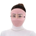 thumbnail image 1 of SSKFHGI Pink [Short Goggles] (B) One Size $ Outdoor Cycling Winter Men And Women Windproof Mask Plus Velvet Breathable Cold-Proof Hd Goggles, 1 of 1